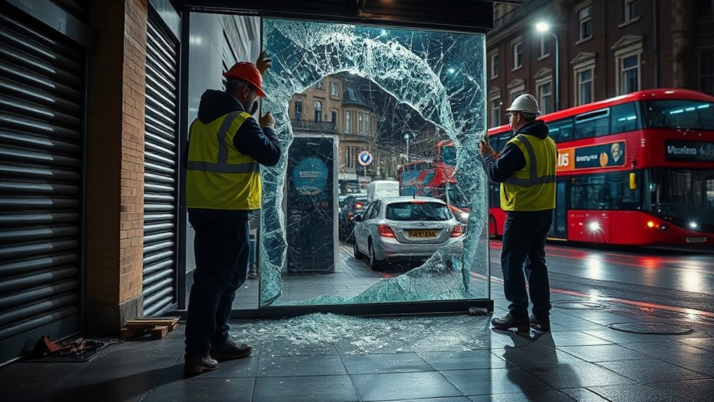 Emergency Shop Front Repair Stanmore